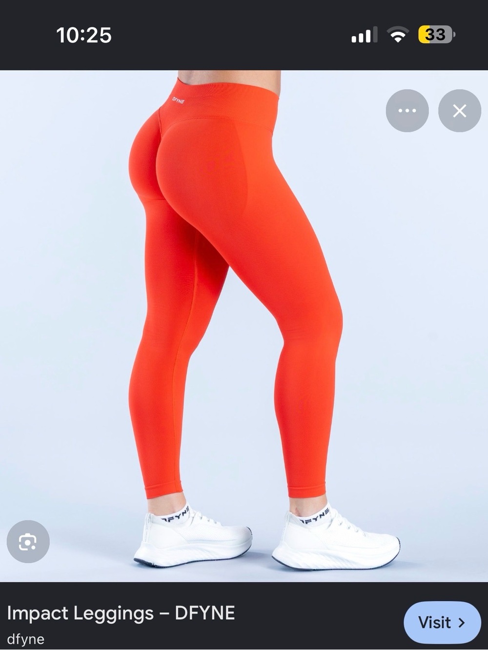 DFYNE Impact Leggings in Chilli 🌶️